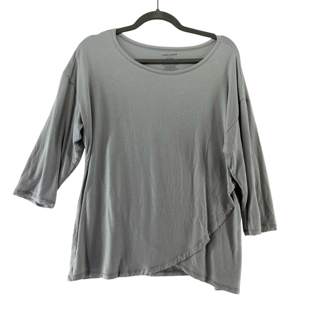 Kashwere Beauty Fiber Collagen‎ Pajama Top Size Medium